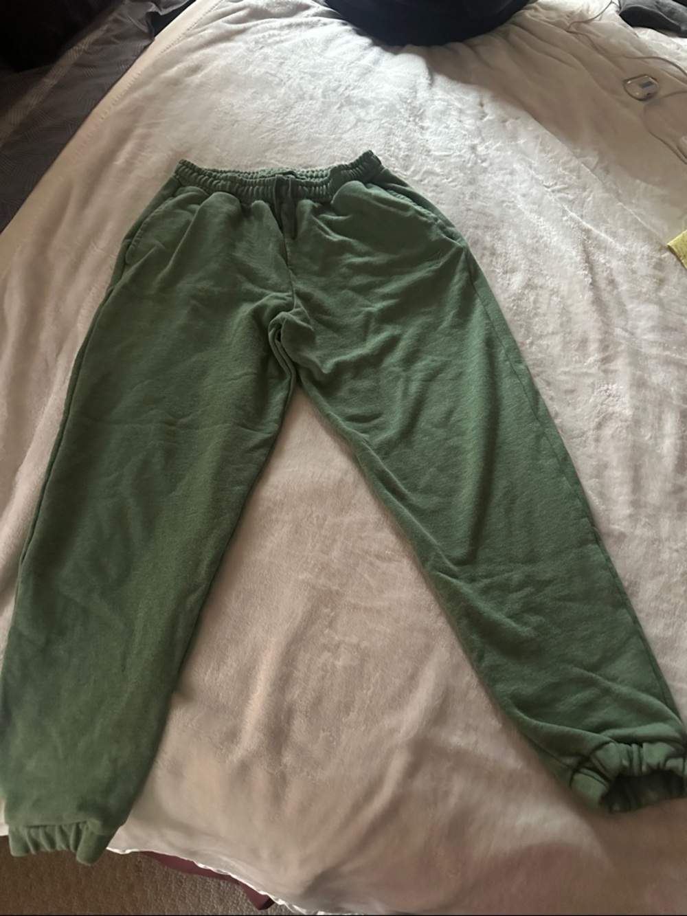 Gymshark Green Fold Over Joggers
